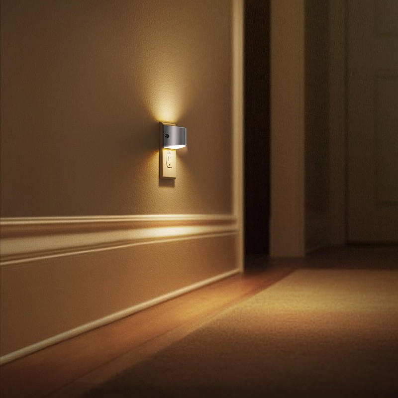 L LOHAS LED Night Lights Plug into Wall, Dimmable Night