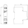 Siemens 5SL60166 Circuit Breaker 6kA B16 1P+N Compact in 1TE