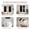 Vatge Front Door Curtains for Glass Window - Blackout Door