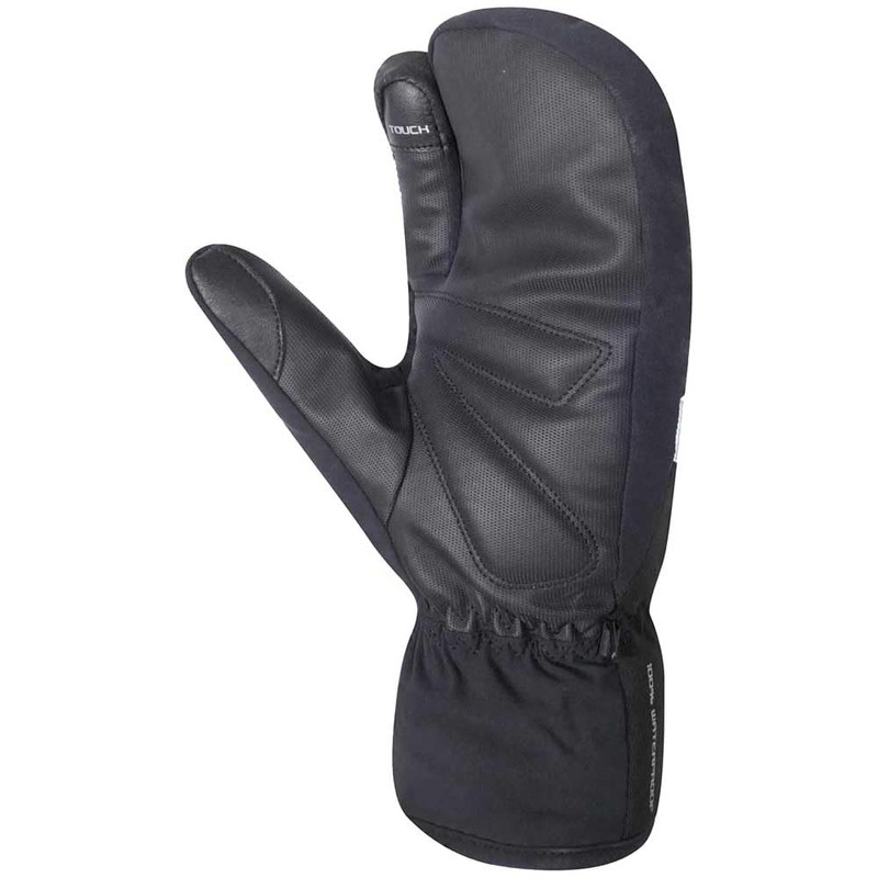 Chiba Alaska Pro Winter Cycling Gloves Long Black/Silver 2025: Size: