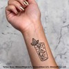 4 x 'Mojito Cocktail' Temporary Tattoos - Water Resistant, Skin-Safe,
