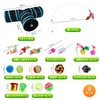 FISH-BOMB Cat Toy Set, Cat Tunnel, Ball, Mouse (A Set)