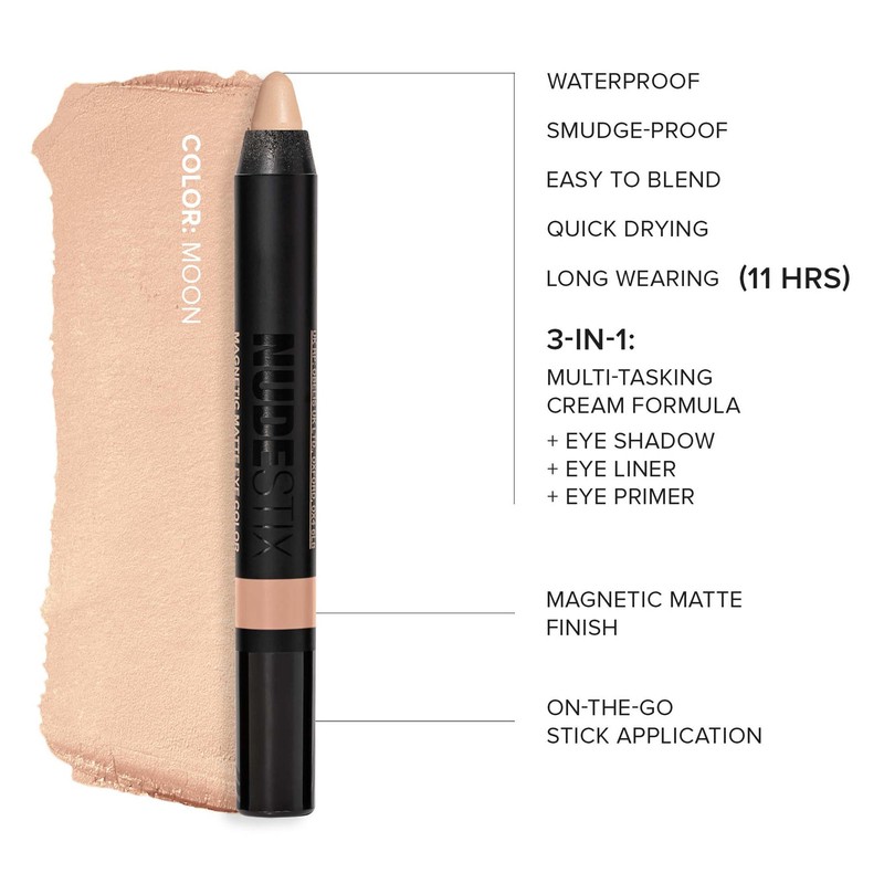 NUDESTIX Magnetic Matte Eye Colour (Various Shades), Terra