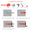 320Pcs Wall Plug Set, Expansion Rawl Plugs Plastics Anchors for