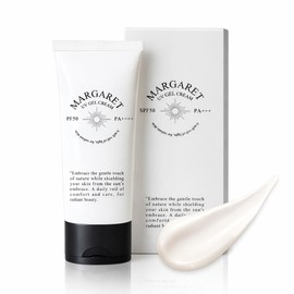 Margaret UV Gel Cream, 1.1 oz (30 g) SPF50 PA+++ UV Cream, Beauty Serum, Emulsion, UV Protection, Whitening Care, UV Care, Additive-free, White Base, Unscented, Sensitive Skin, Tone Up, Moisturizing