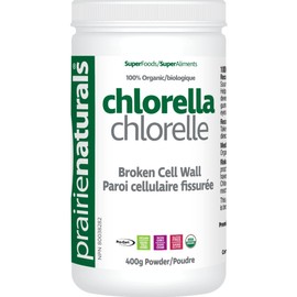 Prairie Naturals Organic Chlorella Powder, Broken Cell Wall, Non-GMO, 200g / Unflavoured