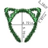 Kefley St Patrick's Day Clover Shamrock Headband Green Cat Ear