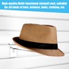 Kigley 6 Pcs Hat Display Wall Mount, Metal Hat Helmet