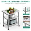 YITAHOME NSF Stainless Steel Table, 30" X 24" Work Table