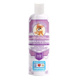 Pawtitas Dog Shampoo and Conditioner Aromatherapy Pet Care Plant Based Made with Certified Organic Natural Herbs, Essential Oil, Oatmeal, Puppy Shampoo Deodorant Orange Blossom and Bergamot 16 Oz