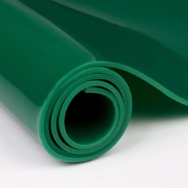 WochiTV Green Silicone Rubber Sheet, 12" Wide x 1/8" Thick x 12" Long High Temperature Rsistant Rubber Mat for DIY Gaskets Material, Pads, Sealing, Cushion, Microwave Oven Protection
