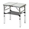 Trademark Innovations Small Folding Camp Table with Net Storage, Portable,