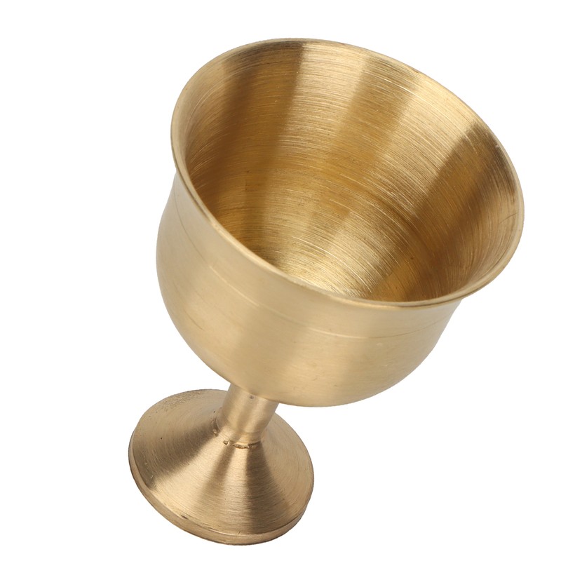 Brass Wine Goblet Exquisite Elegant Drinking Wine Cup Decoration Collection