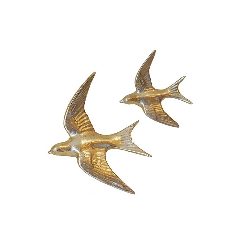 Wall Hanging Ornament, Wall Decor, Birds, Small & Large, Set