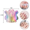 BNG Nail Extension Tips Shapes Guide Sticker Professional Nail Shapes