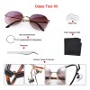 Dokpav Kit De Reparación De Gafas Tornillo Para Gafas Tuercas
