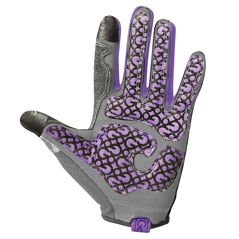 GoFit GF-WGFF-M/PPL Women's Pro Trainer Full-Finger Training Gloves (Medium)