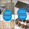 BokWin 16Pcs Sanding Sponge, 120 Grit Washable Sponge Sand Blocks,