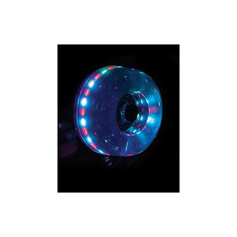 Rio Roller Light Up Wheels, Unisex Adult, Blue (Glitter), S