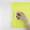 D.RECT Flat File Polypropylene A4 Perforated Yellow Pack of 25