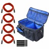 Clutch DJ Audio Padded Multipurpose Accessories Storage Travel Bag Case,