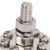 Distribution Stud Junction Post Black 3/8in 300A with Transparent Cover
