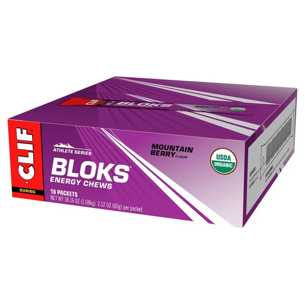 Shot Bloks Electrolyte Chews 18 Packets - Mtn Berry