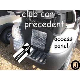 Club Car Precedent Golf Cart Diamond Plate Access Panel Cover