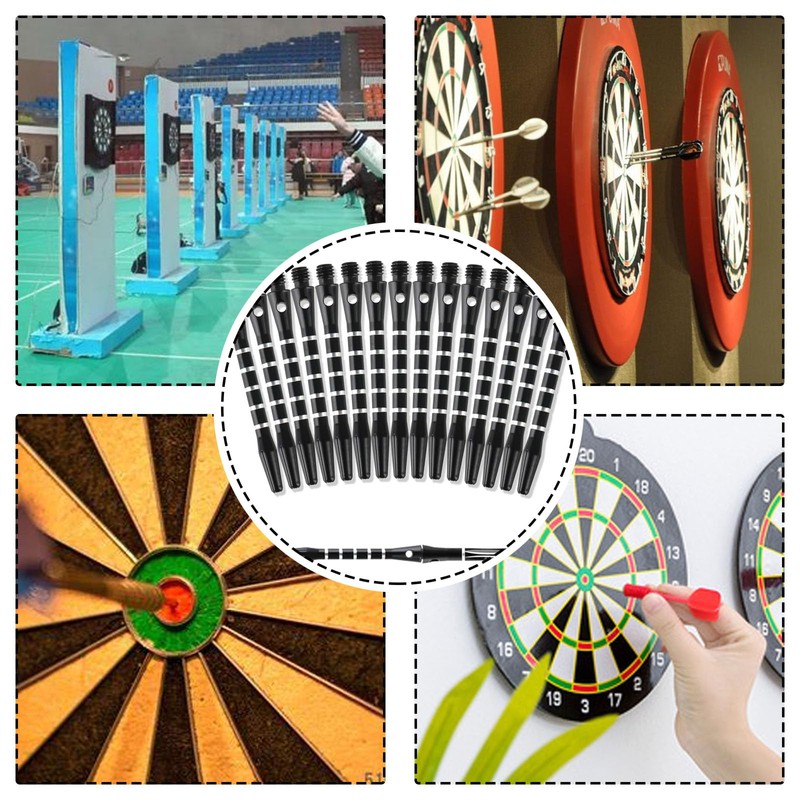 Yuiturt 15 Pcs Dart Shafts, Metal Dart Stems with 2BA