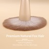 ENZO KEN Natural Hair Makeup Brush Set Professional, Fox Hair