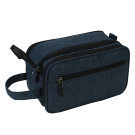 Toiletry Bag for Men,RAVUO Large Travel Toiletry Organizer Dopp Kit Lightweight Water Resistant Shaving Bag Cosmetic Bags for Daily Toiletries (Blue)