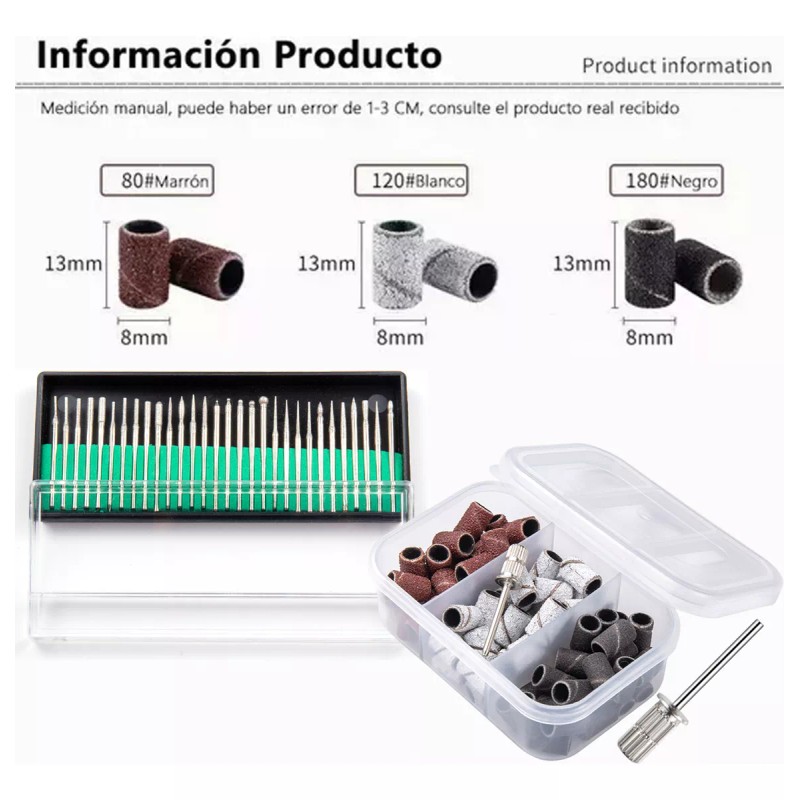 Conejo Moda Brocas Para Uñas Limpiador De Cutículas Taladro Y