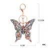 WANLIAN Butterfly Rhinestone Keychain Sparkling Alloy Multi-color, multicoloured