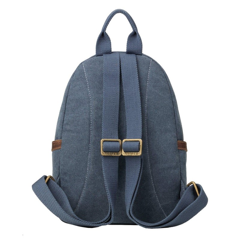 Troop London TRP0255 Classic Canvas Backpack - Small Blue