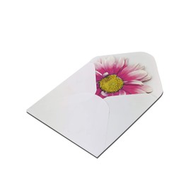 Pink 3-D Flower Pop Up Cards - 4" Wide, Set of 6, Birthday Invitations, Greeting, Wedding Favors, Thank You, Baby Shower, Gender Reveal, Craft Projects, Gift Tags, Valentine's Day, Easter