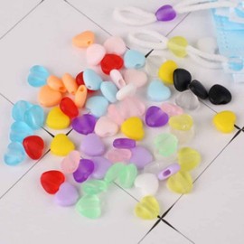 Making a mask strap 10p Making a mask strap Adjusting a mask Mask Reduction 0-Heart-Lilac 10p 7ea