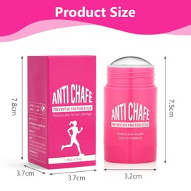 AOOWU Anti-chafing stick - anti-chafing balm stick, anti-friction cream, effective protection against chafing and blisters. Long-lasting, waterproof and clean to use. Versatile application (22 g)