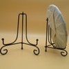 Alvinlite Iron Display Stand,1 Pcs Black Iron Plate Display Photo