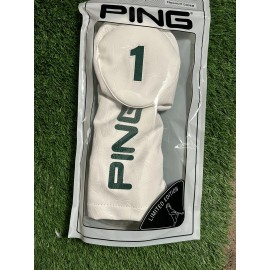 PING MENS LIMITED EDITION DRIVER HEAD COVER NEW IN PACK WHITE/GREEN