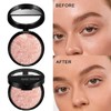 BEUKING Marble Baked Makeup Setting Powder, Luminous Finish Waterproof Sweatproof
