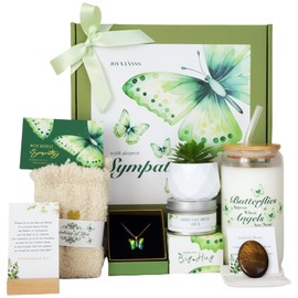 Sympathy Gift Baskets,Sorry for Loss of Loved One,With Sincere Sympathy Condolences Gift Basket , Bereavement Grief Gift Ideas for Women Mom Dad Husband, Grieving Self Care Package (13 set)