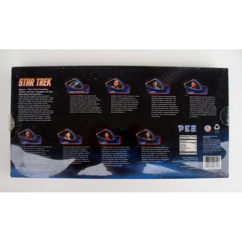 PEZ Star Trek Limited Edition, Numbered Collectors Set, 3.48-Ounce Box