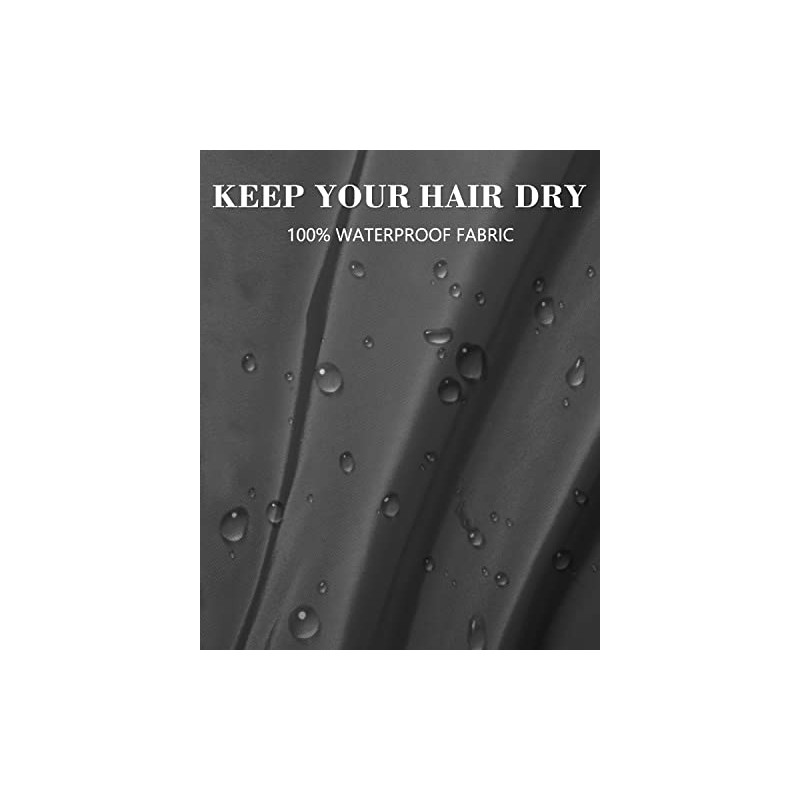 Aquior Gorro Ducha Reutilizable Mujeres Hombres Impermeable Varias Capas Cabello