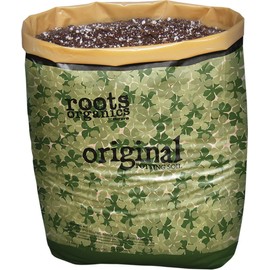 Roots Organics Original Potting Soil, Organic Growing Media with Mycorrhizae.75 Cubic Foot Plant-in-Bag