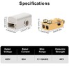 Linkstyle 10PCS 10AWG 60A Wire Connector Nut Kit, 17-10 Gauge