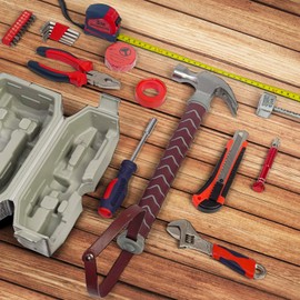 28 Piece Hammer Tool Box, Multifunctional Thor Hammer Tool kit, Home Tool Set, Hand Tools, Novelty Unique Holiday Gift for Men,Marvel Fans