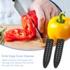 uxcell 2Pcs Knife Cover Sleeves Blade Edge Guards for 6"