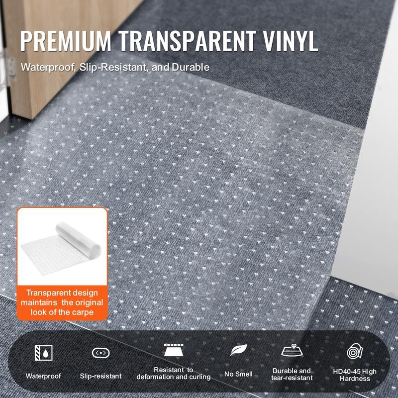 VEVOR Carpet Protector for Pets, 24" x 6' PVC Scratch-Proof