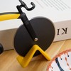 Aijohnny Bicycle Pizza Cutter Wheel with Holder, Robust Bicycle Shape