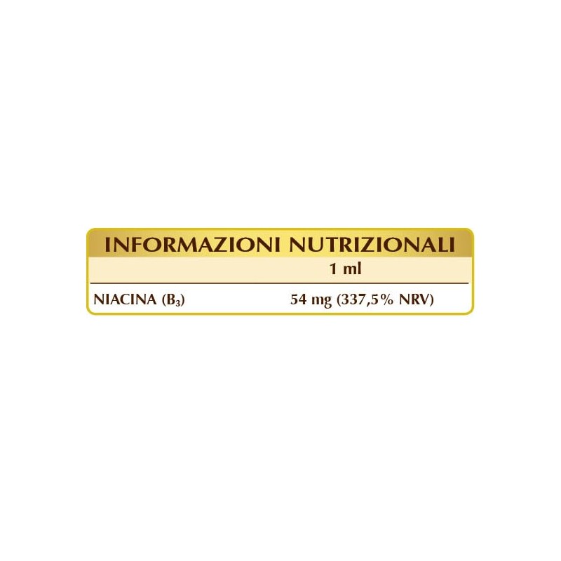 Dr Giorgini NIACINA (B3) NICOTINAMIDE - 100 ml (integratore di